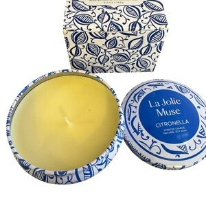 La‎ Jolie Muse Citronella Scented Candle